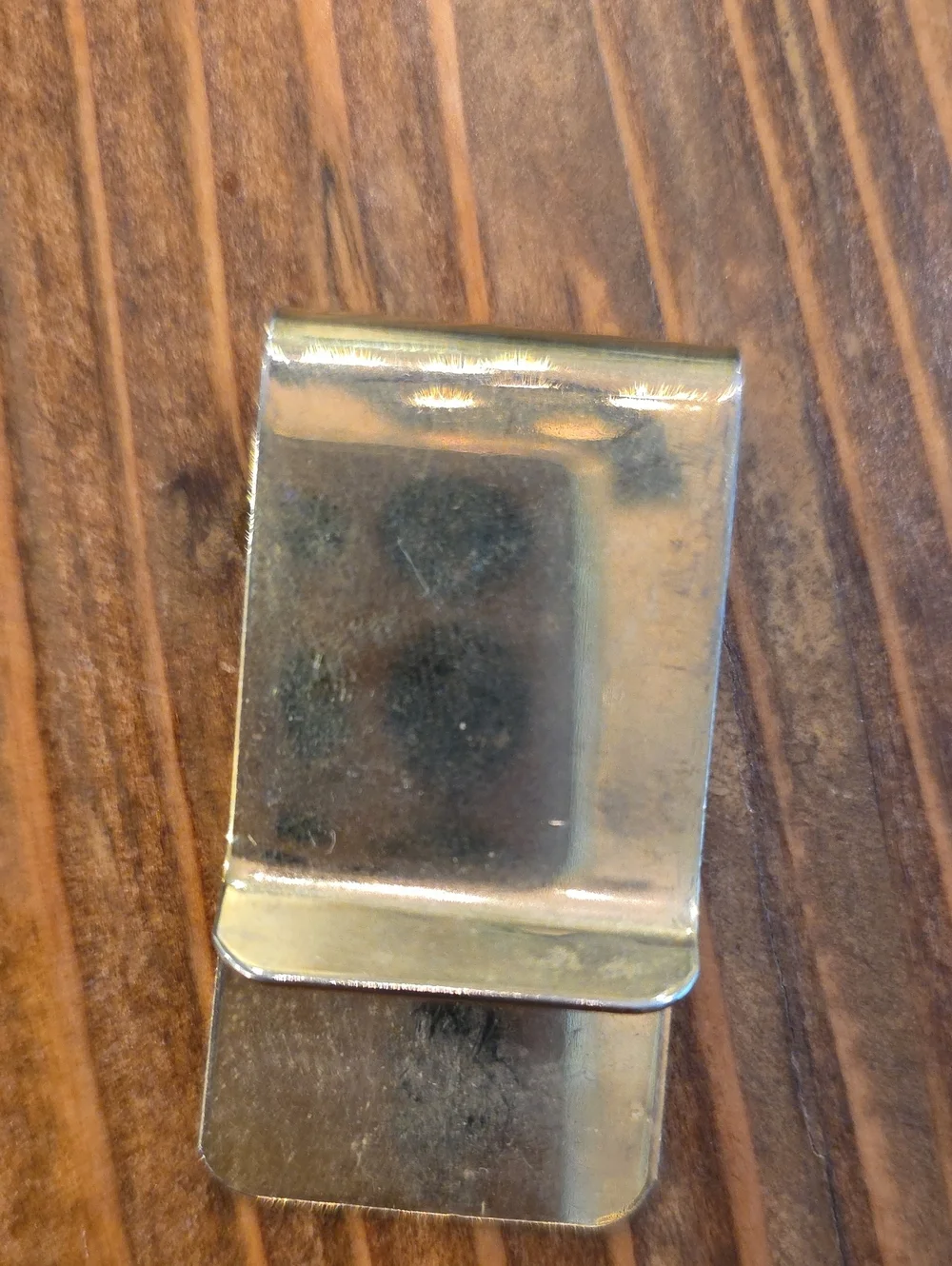 Gold Tone Money Clip with Dollar Sign Vintagr